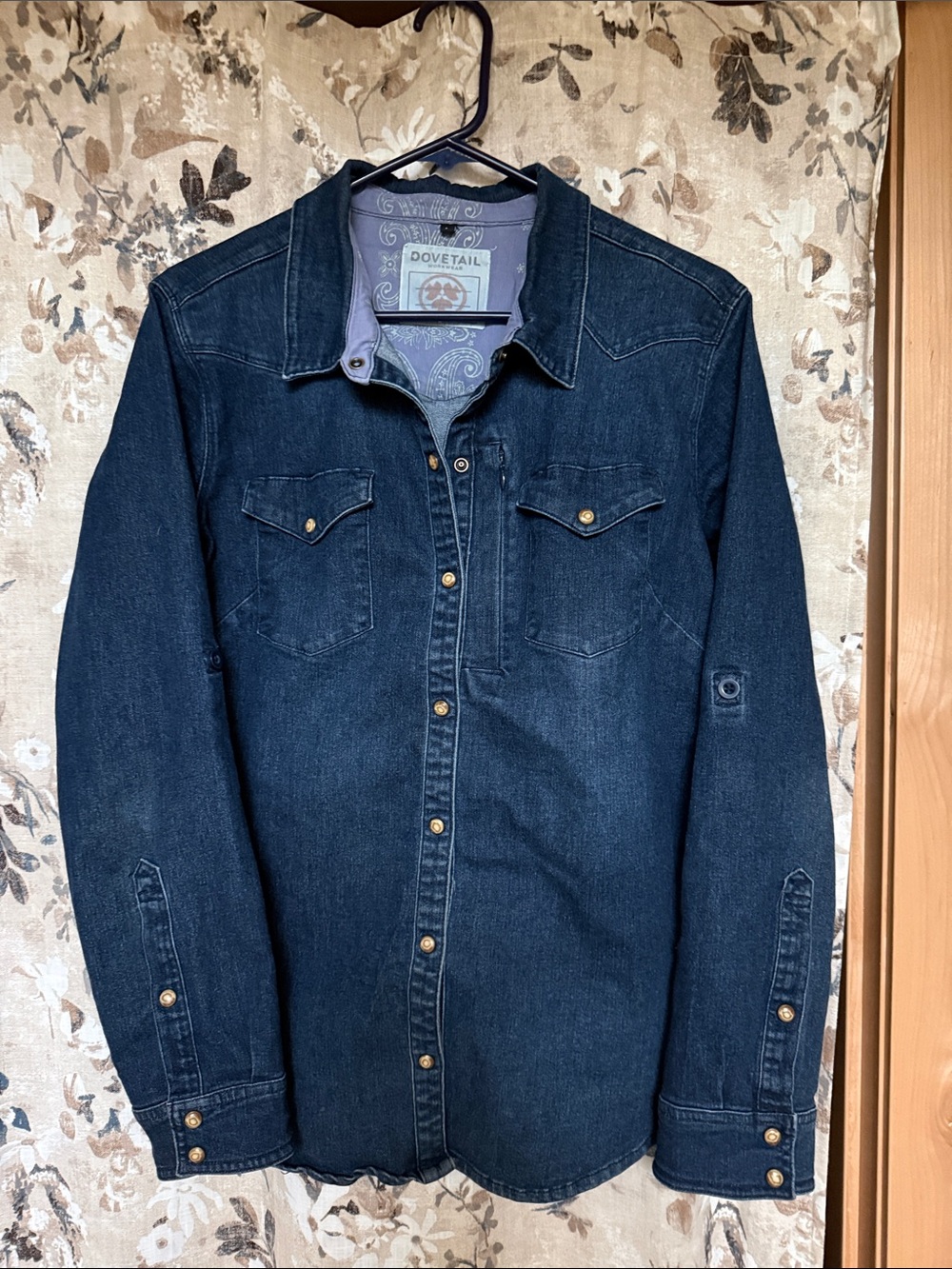 Dovetail Women's Dark Indigo Work Shirt
